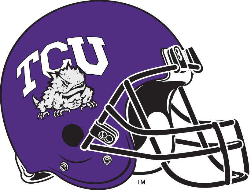 TCU Horned Frogs 1995-Pres Helmet Logo iron on transfers for T-shirts